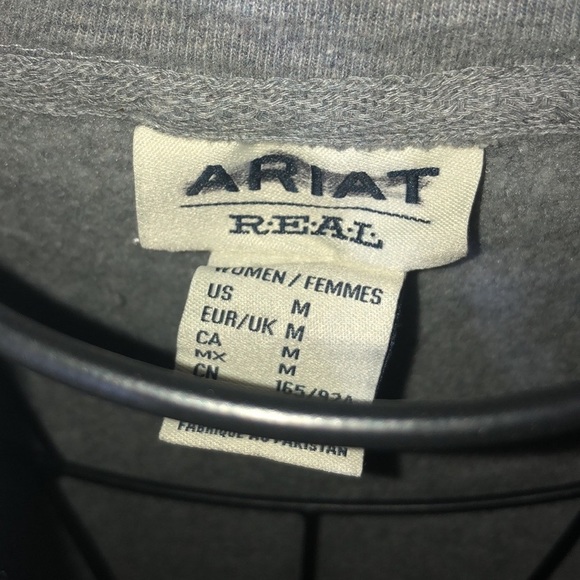 Ariat REAL Beartooth Hoodie Aztec western soft sweatshirt size medium country​ - Picture 10 of 11